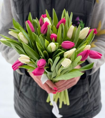 Букет тюльпанов "Хлоя" - купить в интернет-магазине с доставкой по Богородицку
